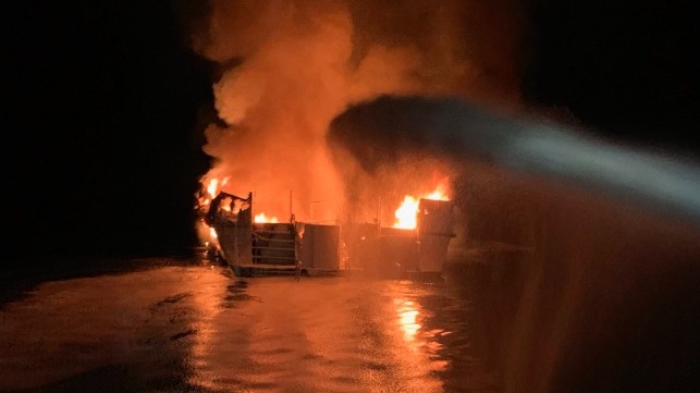 US Coast Guard sued for role in Conception fire