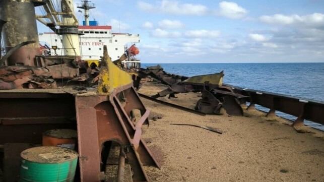 cargo ship damage