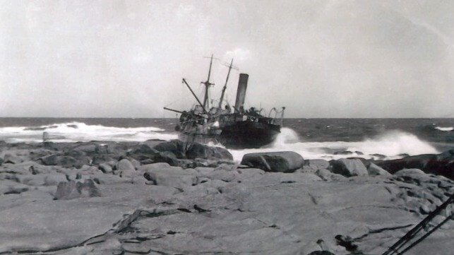South Australia Catalogues its Shipwrecks The wrecked freighter Kapara on Flinders Island, 1942