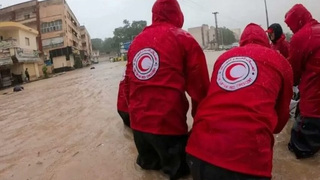 Flash Flood Kills Thousands in Libyan Port City Flooding in Derna