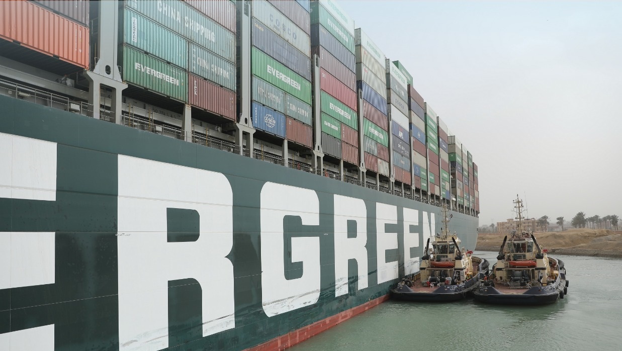 Giant Boxship Ever Given Could Block Suez Canal for "Weeks"