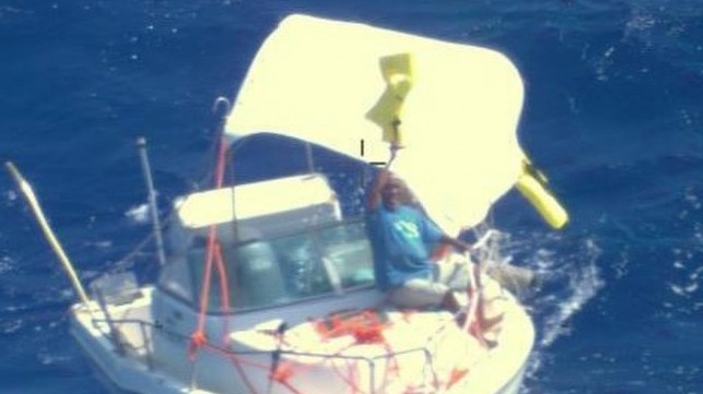 USCG, Navy Rescue Two After Long-Range Search in Western Pacific barbers point