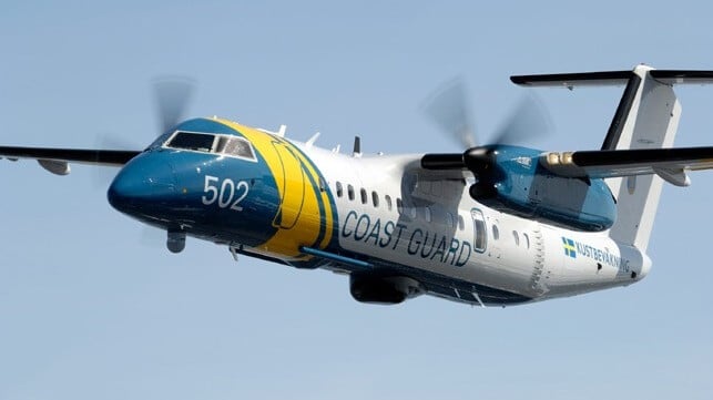 Swedish Coast Guard airplane