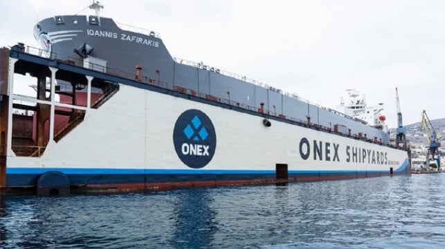 Onex shipyard in Greece
