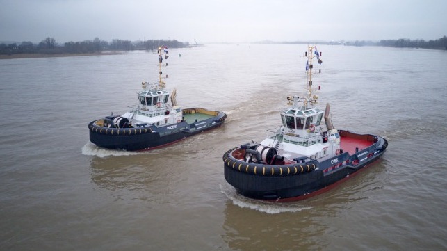Two Damen ASD Tugs 2810 Delivered To Iskes Towage Salvage