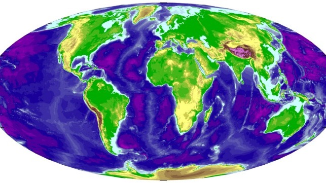 topography map